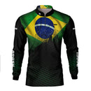 Camisa M Agro Brk Brasil com Proteção Solar UV50+