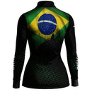 Camisa P Agro Feminina Brk Brasil com Proteção Solar UV50+